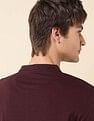 U.S. Polo Assn. Solid Slim Fit Varsity Polo Shirt
