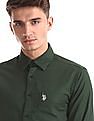 U.S. Polo Assn. Rounded Cuff Patterned Shirt