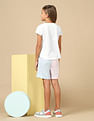 U.S. Polo Assn. Kids Girls Regular Fit T-Shirt