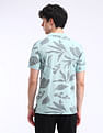 Flying Machine All-over Print Cotton Polo Shirt