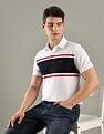 Tommy Hilfiger Striped Regular-Fit Cotton Polo T-Shirt