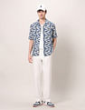 U.S. Polo Assn. Denim Co. Tropical Relaxed Fit Cuban Shirt
