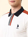 U.S. Polo Assn. Colourblocked Slim Fit Classic Polo Shirt