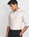 Arrow Auto Press Patterned Dobby Formal Shirt