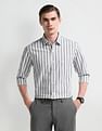 Arrow Vertical Striped Cotton Shirt