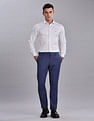 Tommy Hilfiger Regular-Fit Solid Mid Rise Trousers