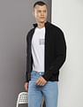 Calvin Klein Milano Knit Zip Up Sweater
