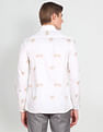 Arrow Newyork Abstract Print Cotton Twill Shirt