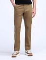 Flying Machine Straight Fit Solid Trousers