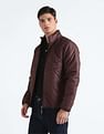 Flying Machine Reversible Solid Quilted Jacket