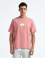 Flying Machine Crew Neck Relaxed Fit Logo T-Shirt