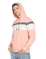 Arrow Sports Colour Block Hooded Sweatshirt