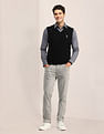 U.S. Polo Assn. Solid Regular Fit Sweater