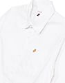 U.S. Polo Assn. Kids Boys Spread Collar Solid Shirt