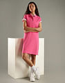 Tommy Hilfiger Cotton Polo Collar T-Shirt Dress