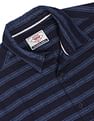 Flying Machine Horizontal Stripe Cotton Twill Shirt