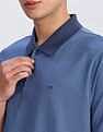 Calvin Klein Jeans Regular-Fit Geometric Cotton Polo Shirt