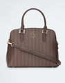 U.S. Polo Assn. Women Geometric Print Structured Handbag