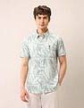 U.S. Polo Assn. Denim Co. Tropical Printed Regular Fit Shirt