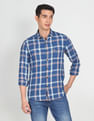 U.S. Polo Assn. Denim Co. Rounded Cuff Check Casual Shirt