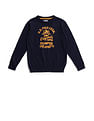 U.S. Polo Assn. Kids Brand Print Crew Neck Sweater