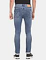 Calvin Klein Men Blue Skinny Fit Stone Wash Four-Way Stretch Jeans