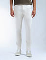 Flying Machine Mid Rise Slash Slim Tapered Fit Trousers