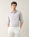 Arrow Newyork Tropical Printed Slim Fit Shirt