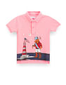 U.S. Polo Assn. Kids Boys Brand Print Cotton Polo Shirt