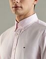 Tommy Hilfiger Solid Regular Fit Cotton Shirt