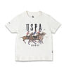 U.S. Polo Assn. Kids Boys Pure Cotton Regular Fit T-Shirt