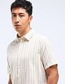 Flying Machine Vertical Stripe Dobby Shirt