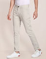U.S. Polo Assn. Austin Trim Fit Textured Casual Trousers