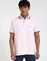 Tommy Hilfiger Solid Regular-Fit Cotton Polo Shirt