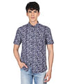 Flying Machine Printed Cotton Casual Shirt