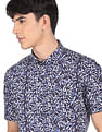 Flying Machine Printed Cotton Casual Shirt