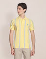U.S. Polo Assn. Vertical Stripe Birdseye Polo Shirt
