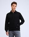 Flying Machine Brand Embossed Relaxed Fit Sweatshirt