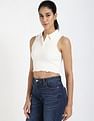 Tommy Hilfiger Self-Design Regular-Fit Cotton Polo T-Shirt