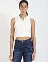 Tommy Hilfiger Self-Design Regular-Fit Cotton Polo T-Shirt