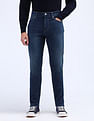 Flying Machine Slash Slim Tapered Fit Jeans