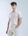 Flying Machine Slim Fit Floral Printed Essentials Shirt