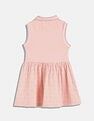 Tommy Hilfiger Kids Girls Embroidered Regular-Fit Cotton Dress
