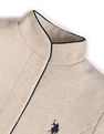 U.S. Polo Assn. Women Stand Collar Heathered Jacket