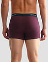 USPA Innerwear Anti Microbial Solid OET13 Trunks - Pack Of 3