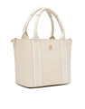 Tommy Hilfiger Solid Beige Pu Handbags