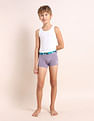 USPA Innerwear Boys Mid Rise Cotton Spandex Trunks - Pack Of 5