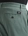 Flying Machine Mid Rise Slash Slim Tapered Fit Chinos