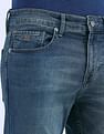 Flying Machine Slash Slim Tapered Fit Jeans