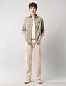 U.S. Polo Assn. Denim Co. Pure Cotton Regular Fit Dobby Shirt